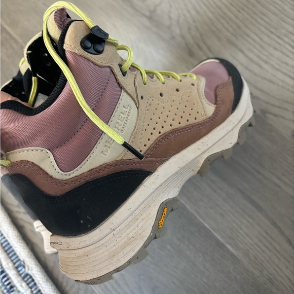 Merrell Stylish Hiking Boots - Pink and Tan size 8 REI - Picture 2 of 8